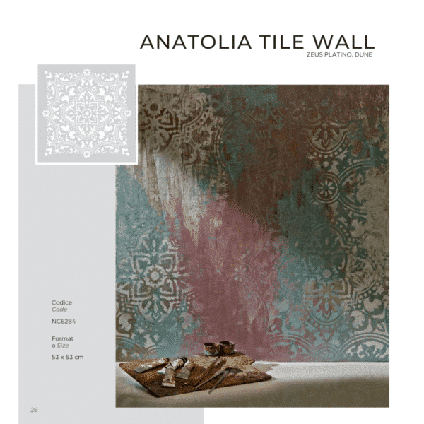 ANATOLIA TILE WALL (Stencil) - immagine 2
